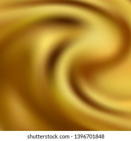 Abstract gold wave liquid background. Background for invitation card, web, print, wallpaper. Vector illustration