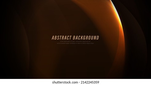 Abstract gold wavy with blurred light curved lines background. Luxury background. Vector illustration