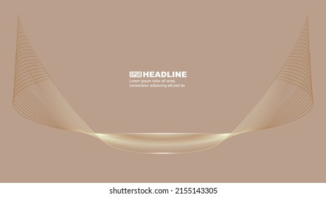 Abstract gold wavy light abstract texture texture background