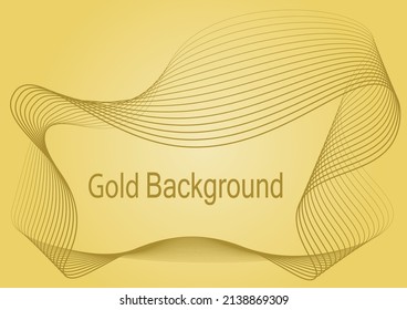 
Abstract gold wavy lines on yellow background, futuristic technology vector concept,
distorted texture, wave a new format for your business design. Templates have space to put text for your idea.