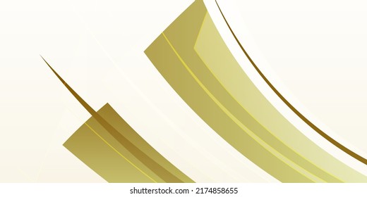 Abstract gold and white background vector