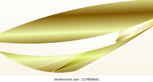 Abstract gold and white background vector