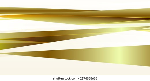 Resumen del vector de fondo dorado y blanco