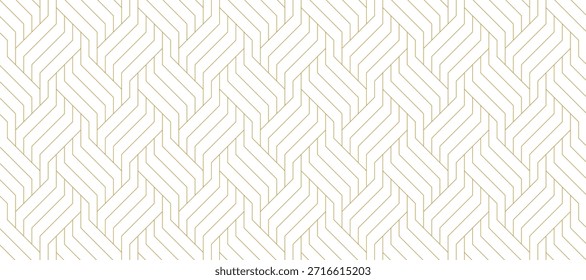 Líneas diagonales blancas doradas abstractas. Fondo de textura geométrica. Patrón de cuadrícula. Concepto de estilo retro.