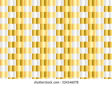 abstract gold and white rectangle shape pattern