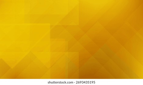 Abstract golden backdrop features geometric shapes, showcasing light and dark yellow hues creating a modern and dynamic visual texture with subtle gradients
