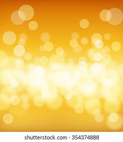 abstract golden background with blur effects. vector