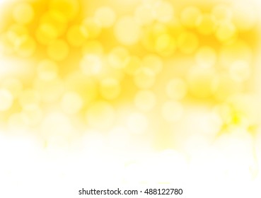 abstract golden background with blurry lights effects. vector illustration