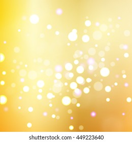 Abstract Golden Background bokeh