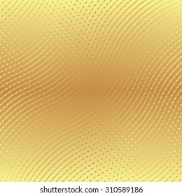 Abstract golden background. Dotted background.