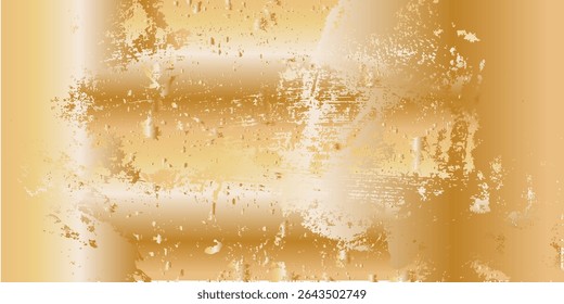 Abstract golden background in grunge style.Vector Eps10