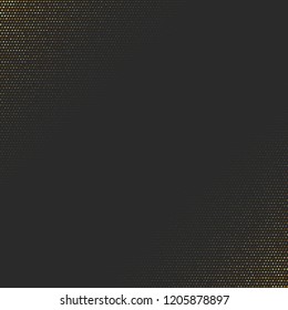 Abstract golden background. Halftone effect with luxury dotted design. Gold with black color. Vector illustration.