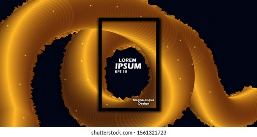 Abstract golden Background. Modern Colorful Liquid background design