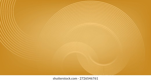 Abstractas fondo dorado con Formas cuadradas lineales superpuestas que forman un patrón geométrico dinámico.
