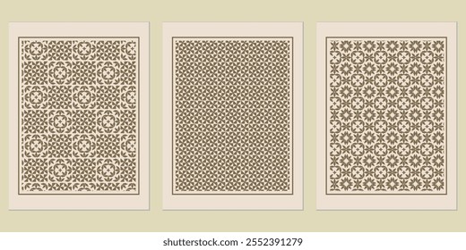 Abstract Golden Background Pattern - Minimal golden Bauhaus-style patterns for refined interiors and branding needs.