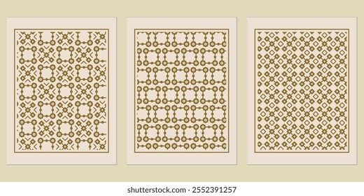 Abstract Golden Background Pattern - Minimalist Bauhaus-inspired golden geometric backgrounds for branding projects.