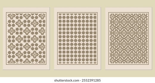 Abstract Golden Background Pattern - Timeless golden Bauhaus-inspired backgrounds for chic branding and creative designs.