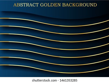 Abstract golden background. Shiny vector illustration/ Golden light effects.