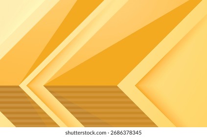 Fundo dourado abstrato com listras amarelas brilhantes