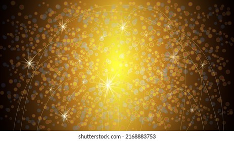 Abstract golden background. Abstract background in style of Gustav Klimt painting 