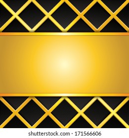Abstract golden background - vector illustration 