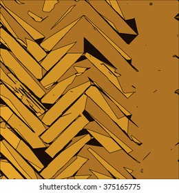 Abstract golden background. Vector Illustration