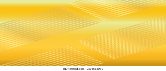 Abstract golden background with white and beige luxury glitter shapes. Golden lines luxury on cream color background. Gold elegant realistic paper cut style 3d. Vector illustration