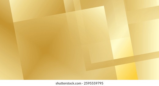 Abstract golden background with white and beige luxury glitter shapes. Golden lines luxury on cream color background. Gold elegant realistic paper cut style 3d. Vector illustration