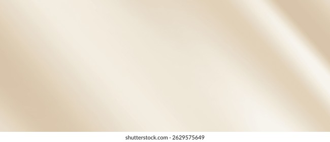 Abstrakter goldener Hintergrund mit weißen und beigen luxuriösen Glitzerformen. Goldene Linien Luxus auf cremefarbenem Hintergrund.