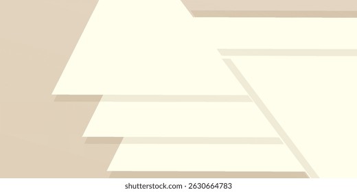 Fundo dourado abstrato com formas de brilho branco e bege luxo. Linhas douradas de luxo em fundo de cor creme.