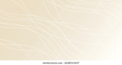 Abstract golden background with white and beige luxury glitter shapes. Golden lines luxury
