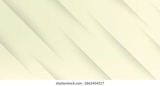 Fundo dourado abstrato com formas de brilho branco e bege luxo. Linhas douradas de luxo em fundo de cor creme. Ouro elegante realista papel corte estilo 3d. Vetor eps 10
