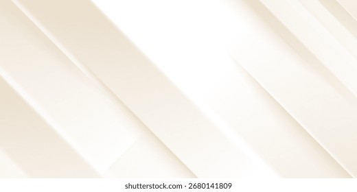 Abstract golden background with white and beige luxury glitter shapes. Golden lines luxury on cream color background.