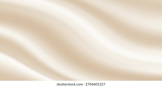 Abstrakter goldener Hintergrund mit weißen und beigen luxuriösen Glitzerformen. Goldene Linien Luxus auf cremefarbenem Hintergrund. Goldene elegante realistische Papierschnitt Stil 3D. Vektorgrafik