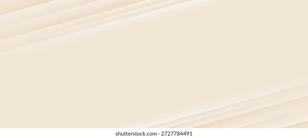 Fundo dourado abstrato com formas de brilho branco e bege luxo. Linhas douradas de luxo em fundo de cor creme. Ouro elegante realista papel corte estilo 3d
