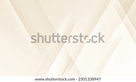 Abstract golden background with white and beige luxury glitter shapes. Golden lines luxury on cream color background. Gold elegant realistic paper cut style 3d. Vector illustration