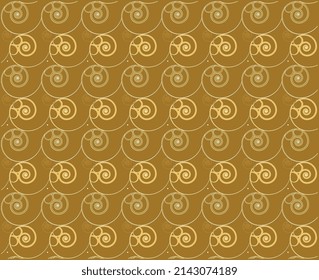 Abstract Golden background,Seamless golden ornaments pattern,illustration vector design for fabric, wallpaper,clothing, print.
