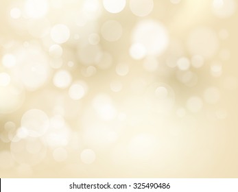 Abstract golden bokeh background. EPS 10 vector file