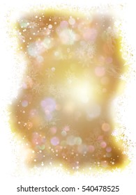 Abstract golden bokeh background. EPS 10 vector file