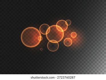 Efecto de luz Bokeh dorado Abstractas