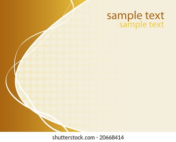 abstract golden business background - vector image