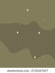 Póster Abstractas de fondo de fantasía celestial de oro