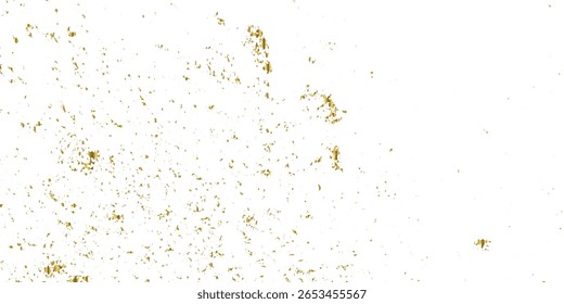 Confete dourado abstrato caindo para baixo bokeh glitter e fita de ziguezague no fundo transparente. Design para o feriado e fundo de celebração. Ilustração vetorial.