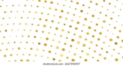 Abstract Golden doted glitter on transparent background. Luxury sparkling confetti. Falling Golden Sparkles and Dazzling Glitter Confetti Drifting Gently Over a Transparent White Background,