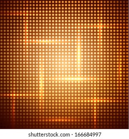 Abstract golden dotted background - eps10