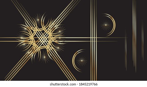 abstract golden element background texture design. colorful golden dynamic shape background for commercial use