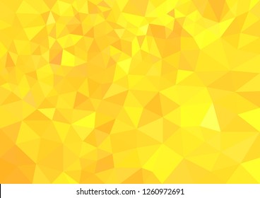 Стоковое векторное изображение: Abstract golden geometric pattern. Triangles vector background