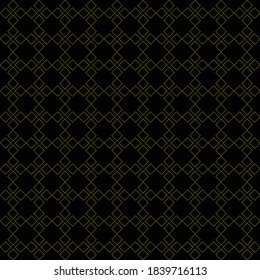 patrones geométricos abstractos de oro. Papel negro clásico. Ilustración vectorial. Fondo fantástico con formas geométricas.
