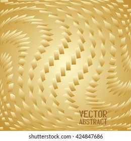 Abstract Golden Geometric Texture. Building Business. Vector Illustration