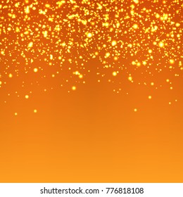 Abstract golden glitter background